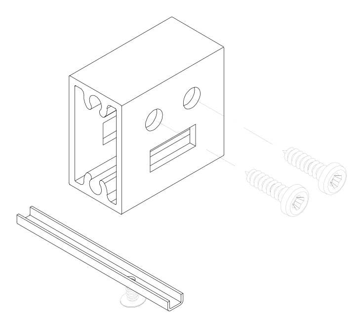 Referência de Kit p/ folha fixa p/ sistema fs a CON410