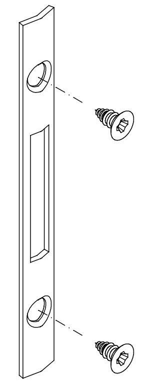 Referência de Contra fecho inox com regulagem renoir 2.2 e renoir 3.3 CON492
