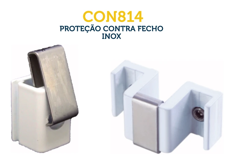 Referência de Proteção p/contrafecho l. gold/ imperial line - inox CON814