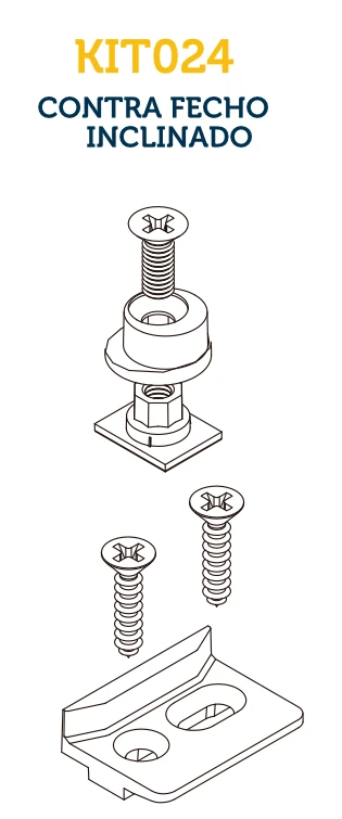 Referência de Kit fechamento fachada KIT024