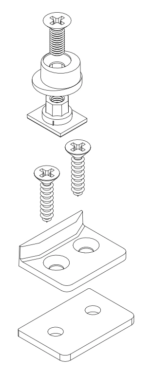 Referência de Contra fecho KIT025