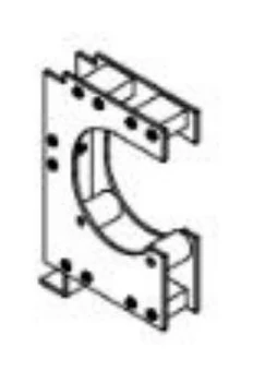 Referência de Suporte centr. 163mm p/ persiana de enrolar SUP744