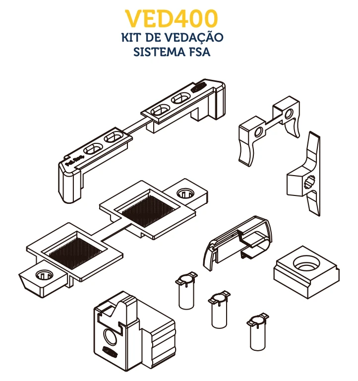 Referência de Kit de vedação p/ sistema fs a VED400